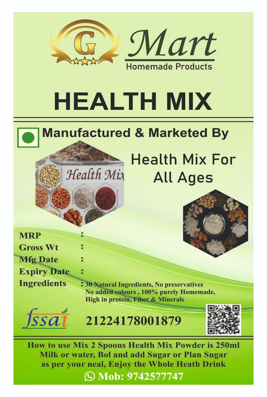 Health Mix powder